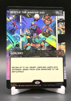 Behold The Sinister Six! Magic The Gathering Spiderman Mythic Rare Foil M 221 - Image 1