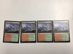 MTG Wooded Foothills x4 Khans of Tarkir Playset - Image 1
