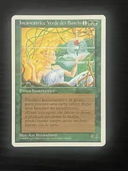 Magic MTG Italian Revised Verduran Enchantress Artist Proof Near Mint 50 Exist! - Image 1