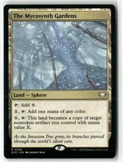 The Mycosynth Gardens Commander: Edge of Eternities MAGIC MTG NM - Image 1