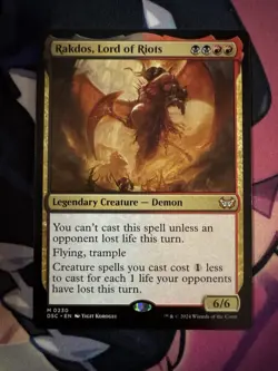 Rakdos, Lord of Riots 230 M Commander: Duskmourn: House of Horror NM MTG - Image 1