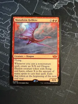Manaform Hellkite 224 Non-Foil NM MTG Commander: Tarkir Dragonstorm Magic - Image 1