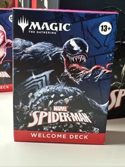 In Hand! Magic The Gathering MTG Marvel Spider-Man Venom Black Welcome Deck - Image 1