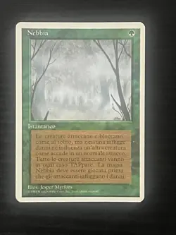 Magic MTG Italian Revised Fog Artist Proof Near Mint - Only 50 Exist! - Image 1