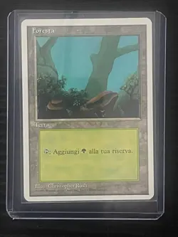 Magic MTG Italian Revised Forest Artist Proof Near Mint - Only 50 Exist! - Image 3