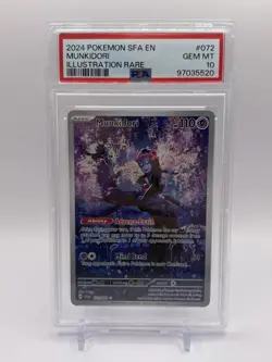 Pokemon Shrouded Fable Munkidori 072 PSA 10 - Image 1