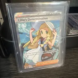 Lillie's Determination SIR 184/132 - Mega Evolutions Pokemon TCG In Hand - Image 1
