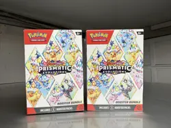 2 Pokemon TCG Scarlet & Violet Prismatic Evolutions Booster Bundles *Sealed* - Image 1