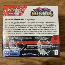 Pokemon TCG Scarlet & Violet Twilight Masquerade Factory Sealed Booster Box!!! - Image 3