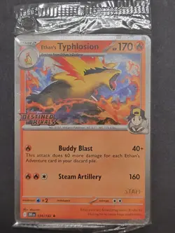 Pokemon TCG Destined Rivals Staff Prerelease Promos Full Set of 4 sealed - Image 1
