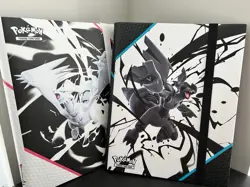 Pokemon Black Bolt & White Flare BINDER ONLY *BOTH - 1 of Each* - NEW! - Image 1