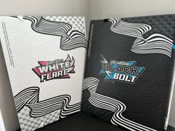 Pokemon Black Bolt & White Flare BINDER ONLY *BOTH - 1 of Each* - NEW! - Image 2