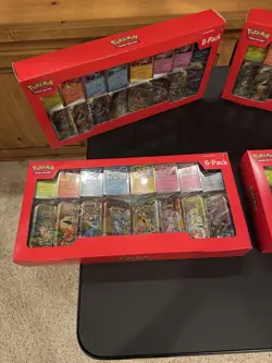 Pokemon Prismatic Evolutions Mini Tins 8-Pack Sealed - Lot of 4 Costco - Image 2