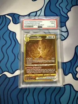 Pokemon Arceus VSTAR TCG Full Art Holo GG70/GG70 PSA 9 Mint - Image 1