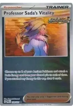 Pokemon TCG Prismatic Evolutions Professor Sada's Vitality 120/131 Reverse Holo - Image 1
