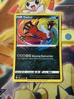 Yveltal 046/072 Amazing Rare Shining Fates Near Mint Pokemon TCG - Image 1