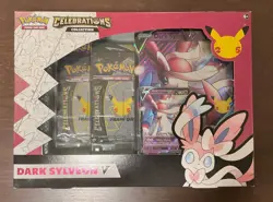 Factory Sealed Pokemon TCG Celebrations Dark Sylveon V Collection Box - Image 1