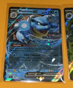 Pokemon Blastoise & Venusaur ex Stellar Crown Stamped GameStop Exclusive Promos - Image 2