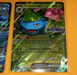 Pokemon Blastoise & Venusaur ex Stellar Crown Stamped GameStop Exclusive Promos - Image 3