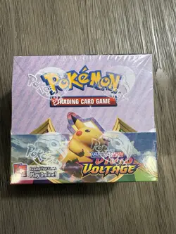 Pokemon TCG Sword & Shield Vivid Voltage Booster Box Factory Sealed - Image 1