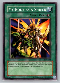 Magician's Force #MFC-092 My Body as a Shield - VG - Image 1