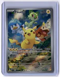 Pikachu - 027 Promo Holo NM Pokemon SV: Scarlet & Violet Promo Cards - Image 1