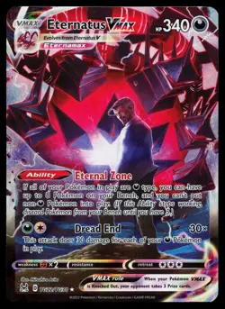 Eternatus VMAX TG22/TG30 Lost Origin Trainer Gallery Holo Rare Pokemon Card - Image 1