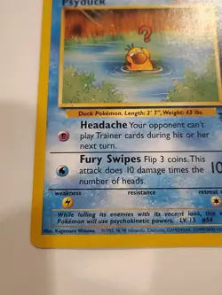 Pokemon Card - Psyduck WOTC Black Star League Promo #20 - Image 5