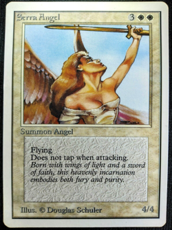 SERRA ANGEL Magic: The Gathering MTG Unlimited LP+ (see photos) PICK YOUR CARD - Image 1