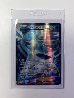 Pokemon TCG Glaceon EX Full Art Card 116/124 2016 XY Fates Collide - Image 1