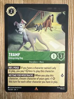 Tramp 110/204 Disney Lorcana Archazia's Island Regular Rare Card NM - Image 1