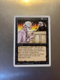 Demonic Attorney, Revised Edition Magic Cards, MP, COMBINED SHIPPING - Image 1