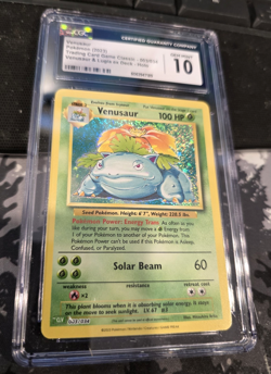 CGC GM 10!! Venusaur 003/034 Trading Card Game Classic Holo Lugia Ex Deck - Image 1