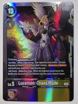 Digimon Card Game Single Lucemon Chaos Mode BT18-082 Special Booster 2.0 - Image 1
