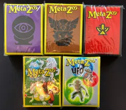 NEW MetaZoo Card Sleeves 5 Sealed Packs Native Seance UFO Wilderness Cryptid Nat - Image 1