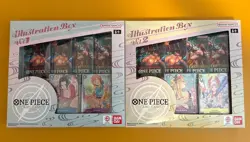 ONE PIECE TRADING CARD GAME ILLUSTRATION BOX VOLUME 1 AND 2! SEALED - Image 1