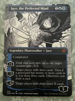 MTG Phyrexia: All Will Be One Jace, the Perfected Mind #336 Oversized Card - Image 1
