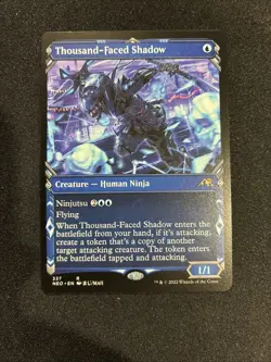 MTG - Thousand-Faced Shadow (Showcase) Kamigawa: Neon Dynasty - Image 1