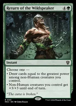NM Return of the Wildspeaker, Murders at Karlov Manor, Magic the Gathering, 181 - Image 1