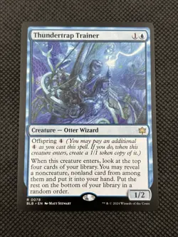 Thundertrap Trainer 78 Bloomburrow NM MTG - Image 1