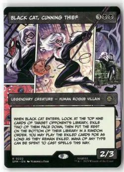 Black Cat, Cunning Thief (Borderless) Marvel's Spider-Man Regular 222 - Image 1