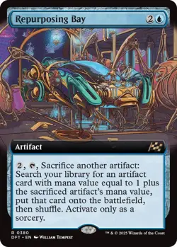 Repurposing Bay (Extended Art) Aetherdrift Rare NM Magic: The Gathering Normal - Image 1