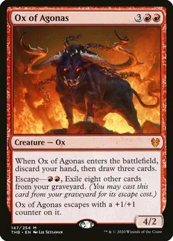 1x Ox of Agonas - NM English MTG - Theros Beyond Death - Image 1