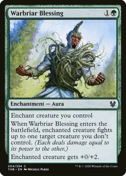 1x Warbriar Blessing - NM English MTG - Theros Beyond Death - Image 1