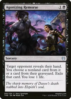 1x Agonizing Remorse - NM English MTG - Theros Beyond Death - Image 1