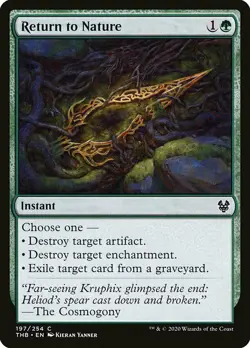 1x Return to Nature - NM English MTG - Theros Beyond Death - Image 1