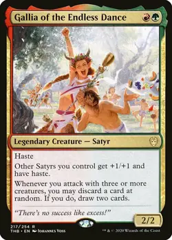 1x Gallia of The Endless Dance - NM English MTG - Theros Beyond Death - Image 1