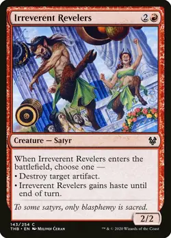 1x Irreverent Revelers - NM English MTG - Theros Beyond Death - Image 1