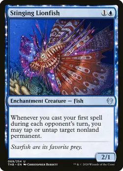 1x Stinging Lionfish - NM English MTG - Theros Beyond Death - Image 1