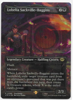 Lobelia Sackville-Baggins (Borderless) (Foil) - The Lord of the Rings - Image 1